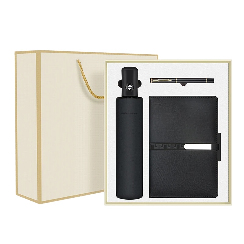 Hot Selling Custom Logo Corporate Promotional Business Gift Set for Business Notebook with Pen