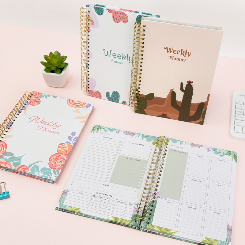 Hardcover Promotional A5 Spiral Corporate Journal Agenda Notebook Wholesale for Business Original Notebooks Gifts