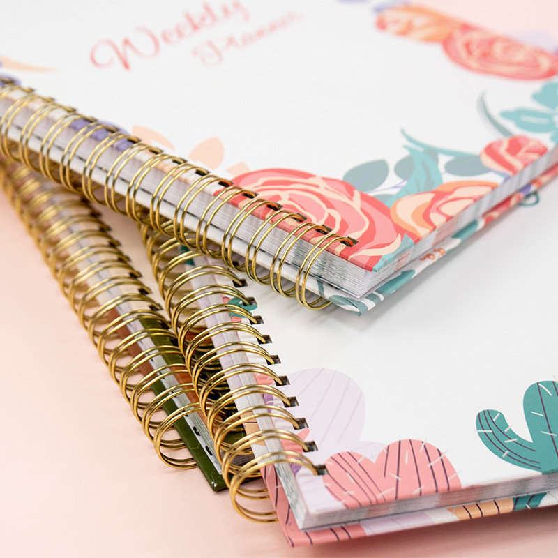Hardcover Promotional A5 Spiral Corporate Journal Agenda Notebook Wholesale for Business Original Notebooks Gifts 2