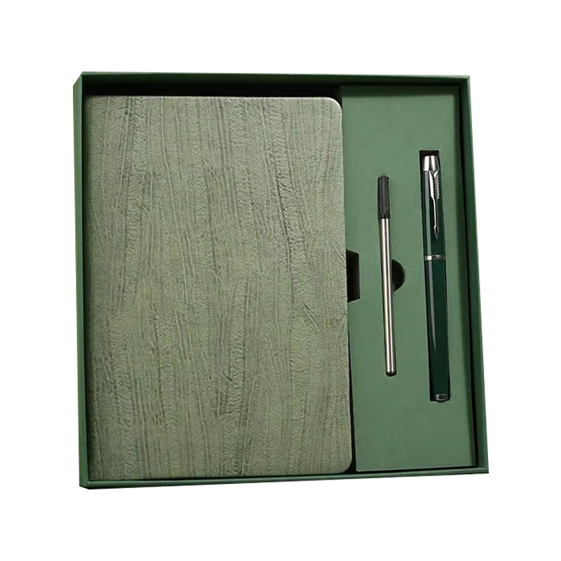 Hot Sale Luxury Promotional Business Corporate Custom  Notebook with Pen  Gift Set Giveaways with logo Anniversary Gift Set