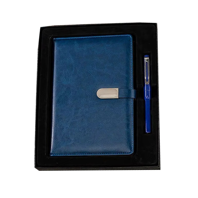 Besery 2023 Custom Logo Luxury Corporate Souvenir Gift Items Notebook Set Silk Screen Printed Promotional Business Men's Gift
