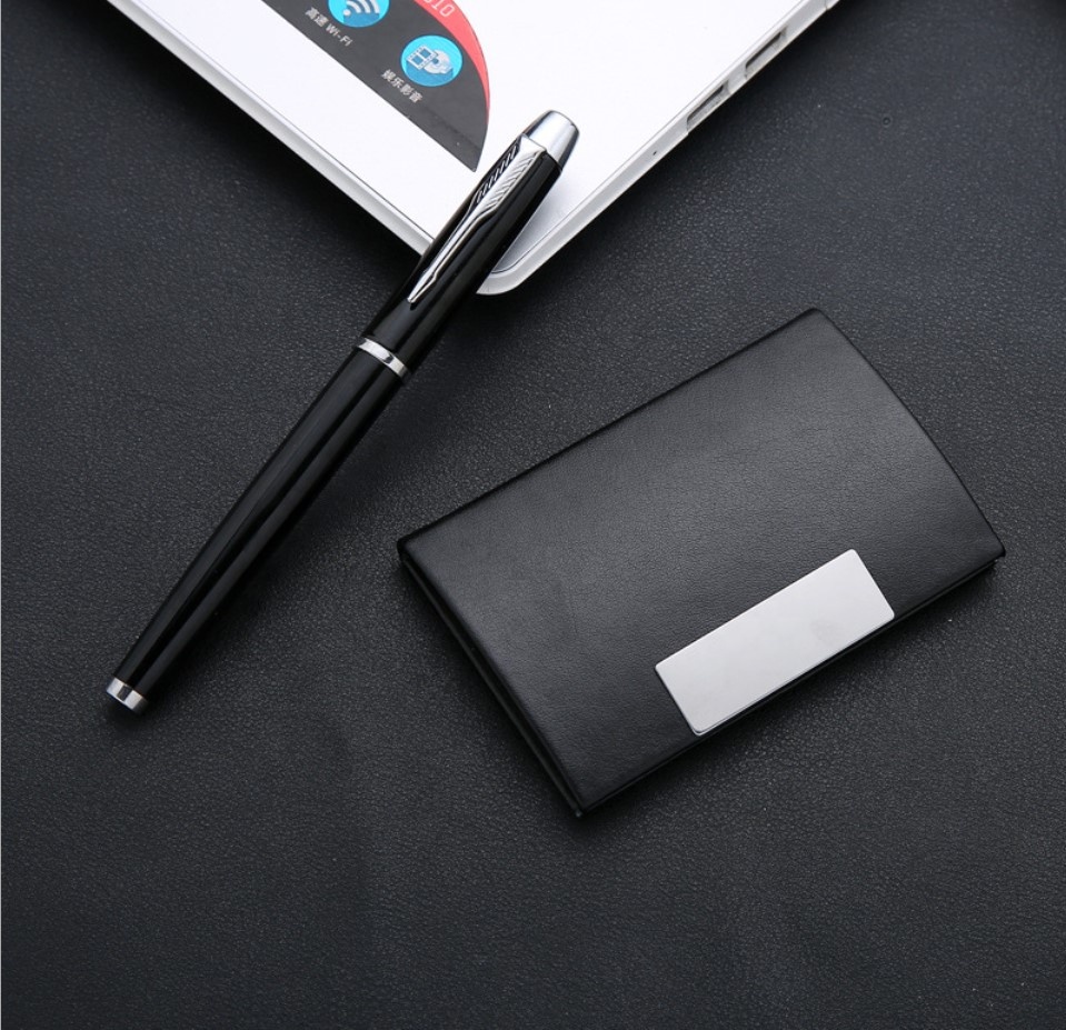 Wholesale Mother's Day Gift  Business Card Box Gift Set Signature Pen Set Key Chain Business Gift Set Customized logo 2