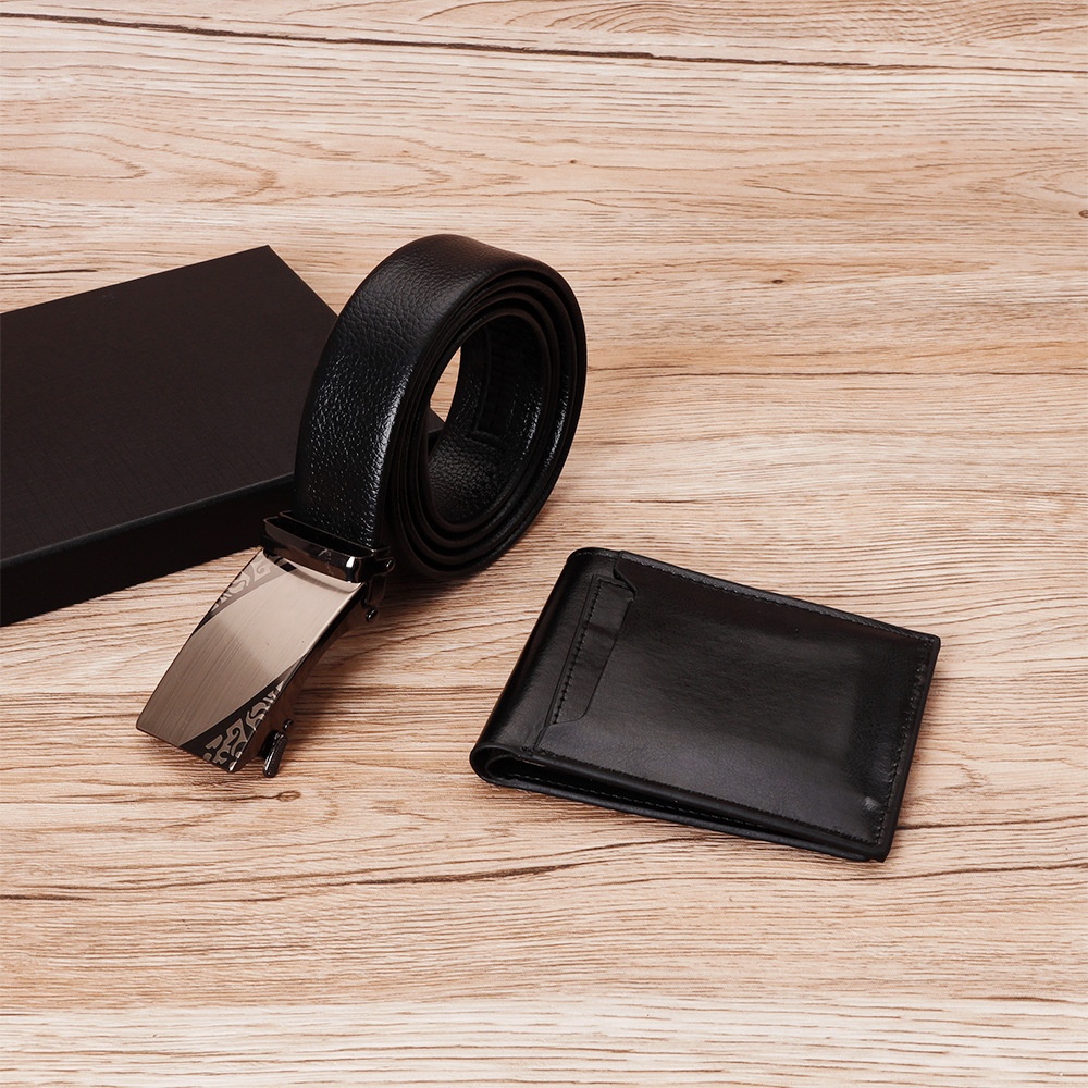 2023 Luxury Office Custom logo Vip Client Corporate Souvenir Gift Items Wallet Belt Gift Promotional Business Men Gift Sets 2
