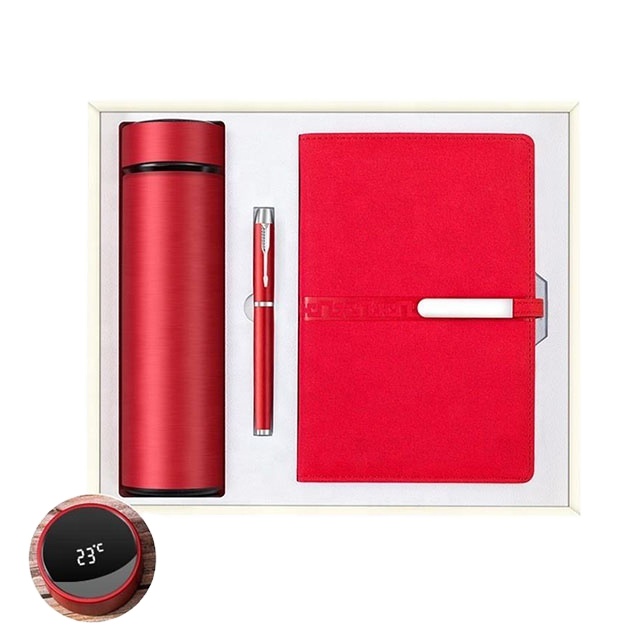 Business Leather Notebook Men Power Bank Gift Box Set Corporate Gift Set Luxury Promotional