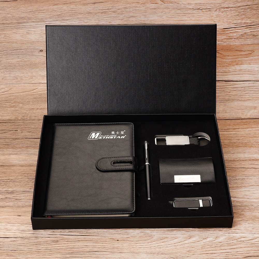 Wholesale Business Gift Set Notebook and Pen Gift Set Customized Logo Gift 2
