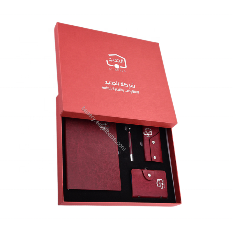 Wholesale Business Gift Items Set for Men and Women Promotional Business Gift Sets Items with logo Notebook Gift Set