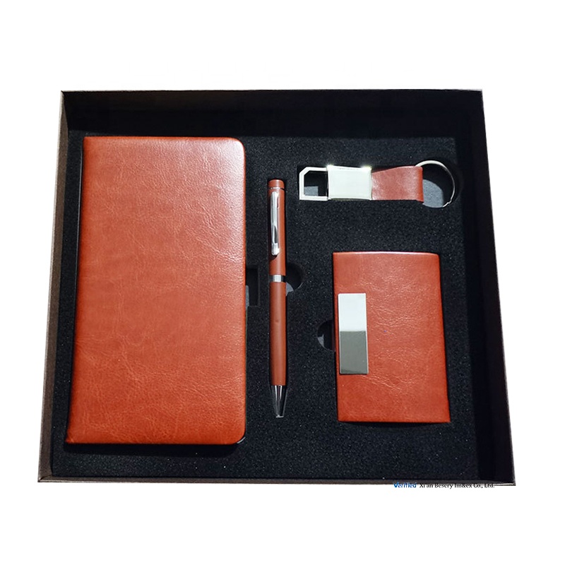 Wholesale Gift Set Notebook and Pen  Luxury Corporate New Business Gift Sets with logo Custom Gift Set
