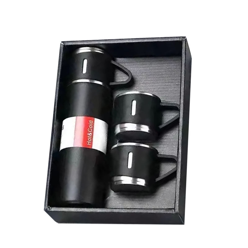 304 Insulated Stainless Steel Vacuum Flask Set Travel Mug Thermos Water Bottle Corporate Business Gift Set Luxury Custom Logo 3