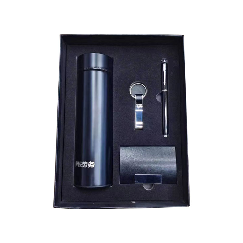 Besery Advanced Custom Logo Luxury Business Gift Set Wholesale Vacuum Flask Card Holder for Men for Fathers Day
