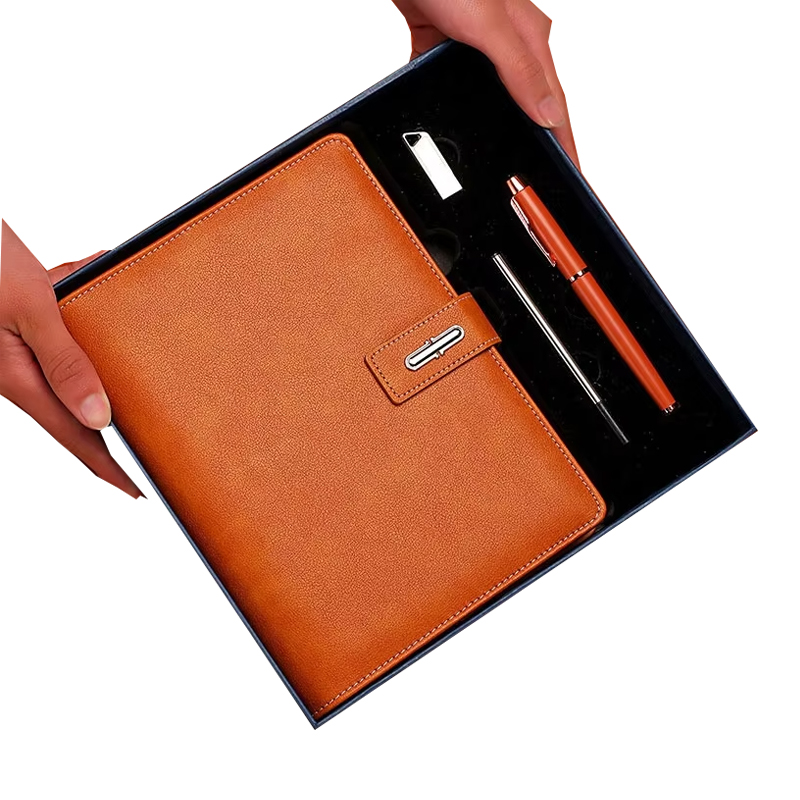 Promotional Father's Day A5 365 Schedule Book USB Pens Ink for Women School Office Gift Notebook Set and Pen Business Gift Set