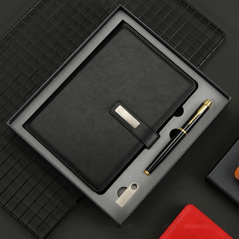 A5 High-End Gift Set Customizable Business Office Logo Printed Notebook for Enterprise Office Personal Use Notebook