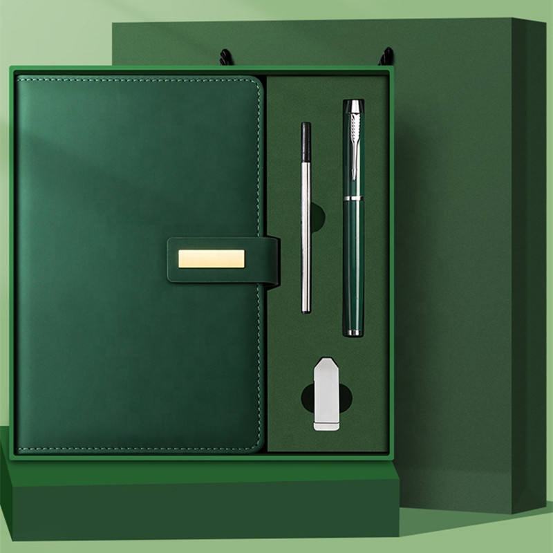 Custom Promotional Personalized Souvenir Giveaway Notebook With Pen Teacher Appreciation Business Corporate Journal Gift Box Set