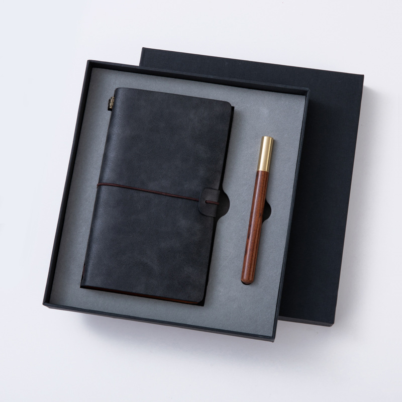 Custom Logo Office Gift Box Set Notebook Pen in One Box Promotion Business Gift Set for Men and Women