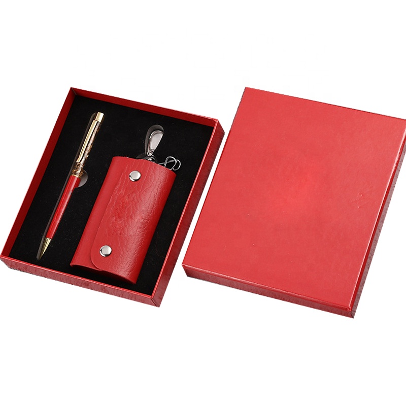 Best Sale Besery Customised Personalised Keychain Pen Set Business Festival Supplies Men's Gift Set