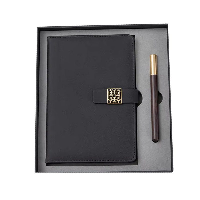 Custom Logo Silk Screen Printed Gift Box Promotional Business Gift Set with Corporate Notebook for Marketing and Office Use