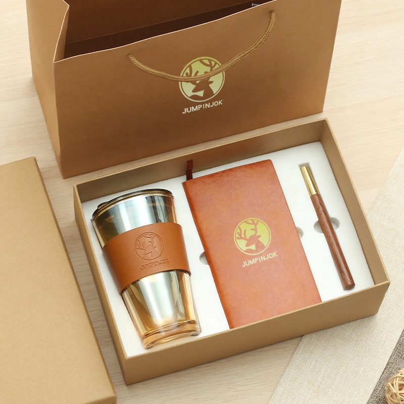 Custom Logo Promotional Business Corporate Notebook Gift Set Commercial Activities Gift Company Party Gift Box Souvenir Items 3