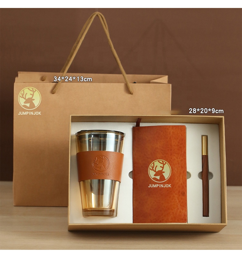 Custom Logo Promotional Business Corporate Notebook Gift Set Commercial Activities Gift Company Party Gift Box Souvenir Items 2