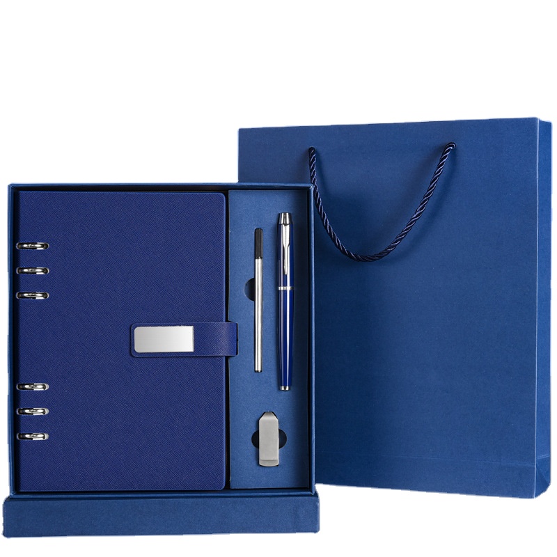 Corporate Diary Gift Set A5 Notebooks Customizable Giveaways Business Office Notepad with Pen and extra Refill