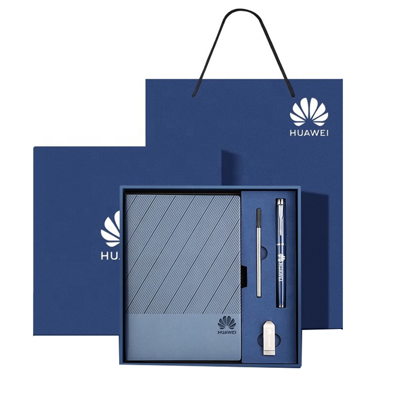 Custom Luxury Gift Sets A5 Notebook and Pen Set Gift for Men Custom logo Business Gift Buckle Notebook with Pen
