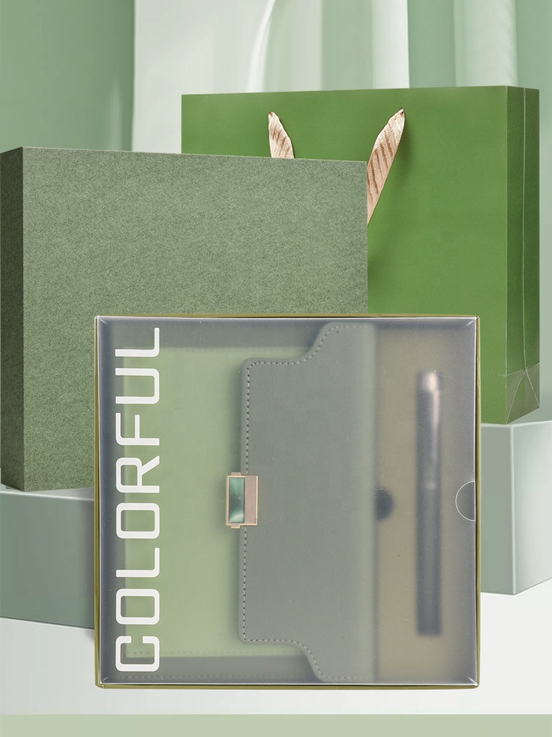 Inexpensive Custom Logo Promotional Corporate Gift Sets with Notebook Pen USB Drive Thermal Mug-Silk Screen Printed Set of Four 3