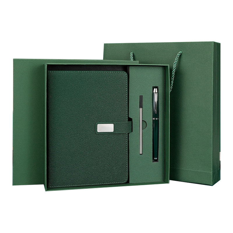 2025 Promotional Items Conference Gifts Office Custom Notebook with Pen Set Metal Pen Business Corporate Gifts for Father's Day