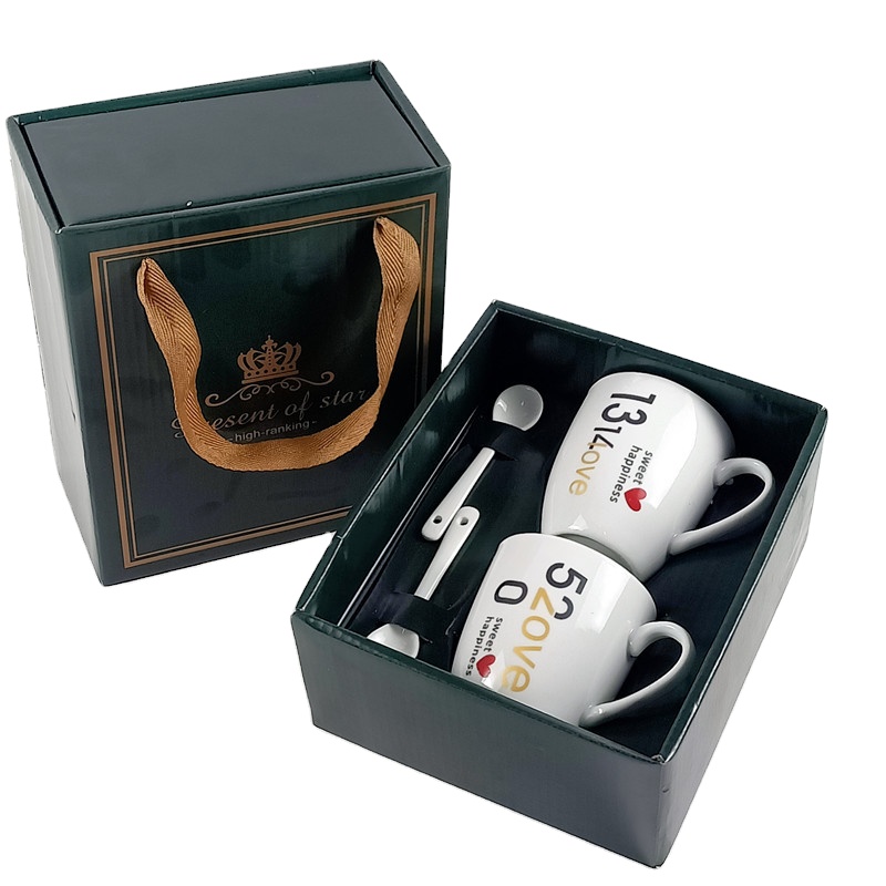 Custom Logo 220 ML Capacity Mug New Ceramic Mug Gift Set Coffee Mug Ceramic Cup Gift Set