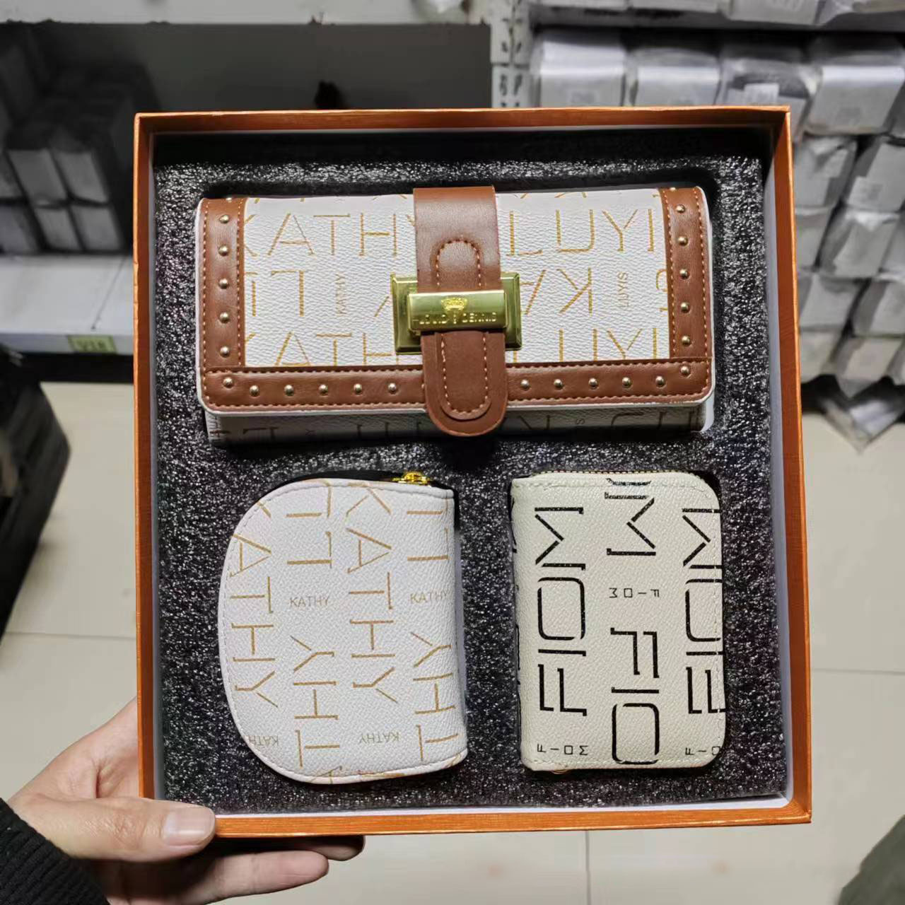 Women's Bag New Style Simple Small Texture Crossbody Bag Casual Girl Mini Wallet Bag Set Mother's Day Birthday Gift