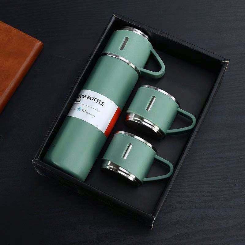 2024 Wholesale Promotion Corporate Business Stainless Steel Vacuum Flask Thermos Mug Gift Set
