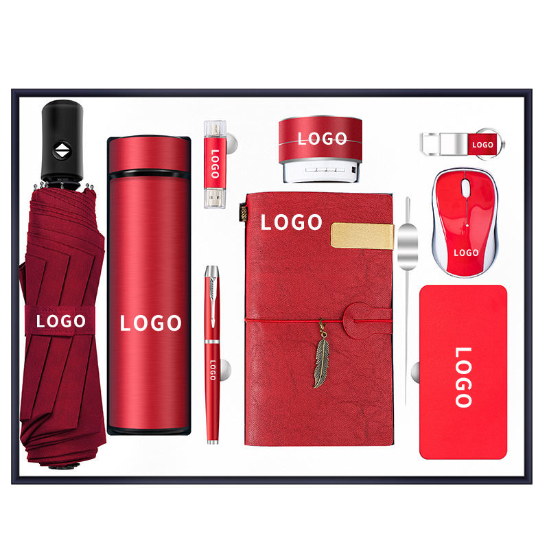 Trending New Arrivals for Luxury Custom logo Pu Leather Diary Notebook with Pen Promotional Corporate Business Gifts Set for Man