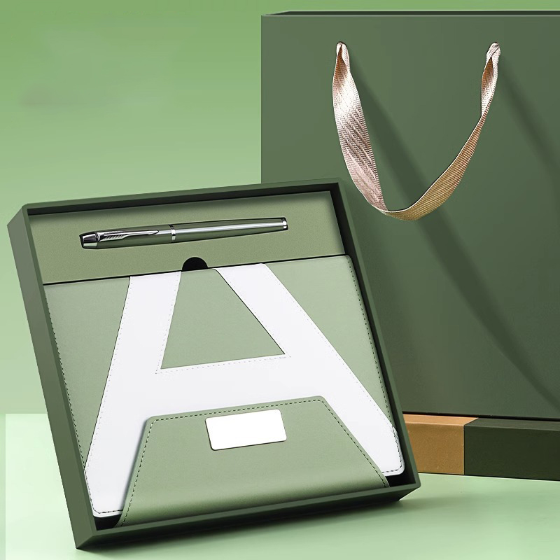 High Quality A5 Business Notebook Gift Set Custom LOGO Loose Leaf Buckle Corporate Notebook Gift Box for Office Gift