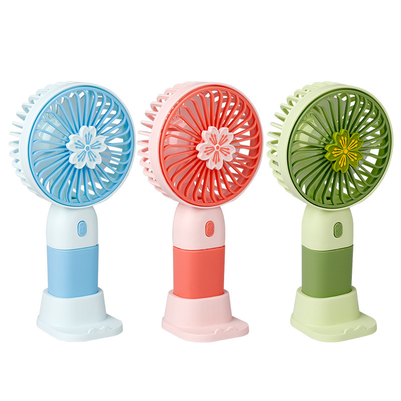 Source Factory Ready Stock Mini Fan Portable Small Fan Usb Charging Handheld Dormitory Desktop Quiet Portable Fan