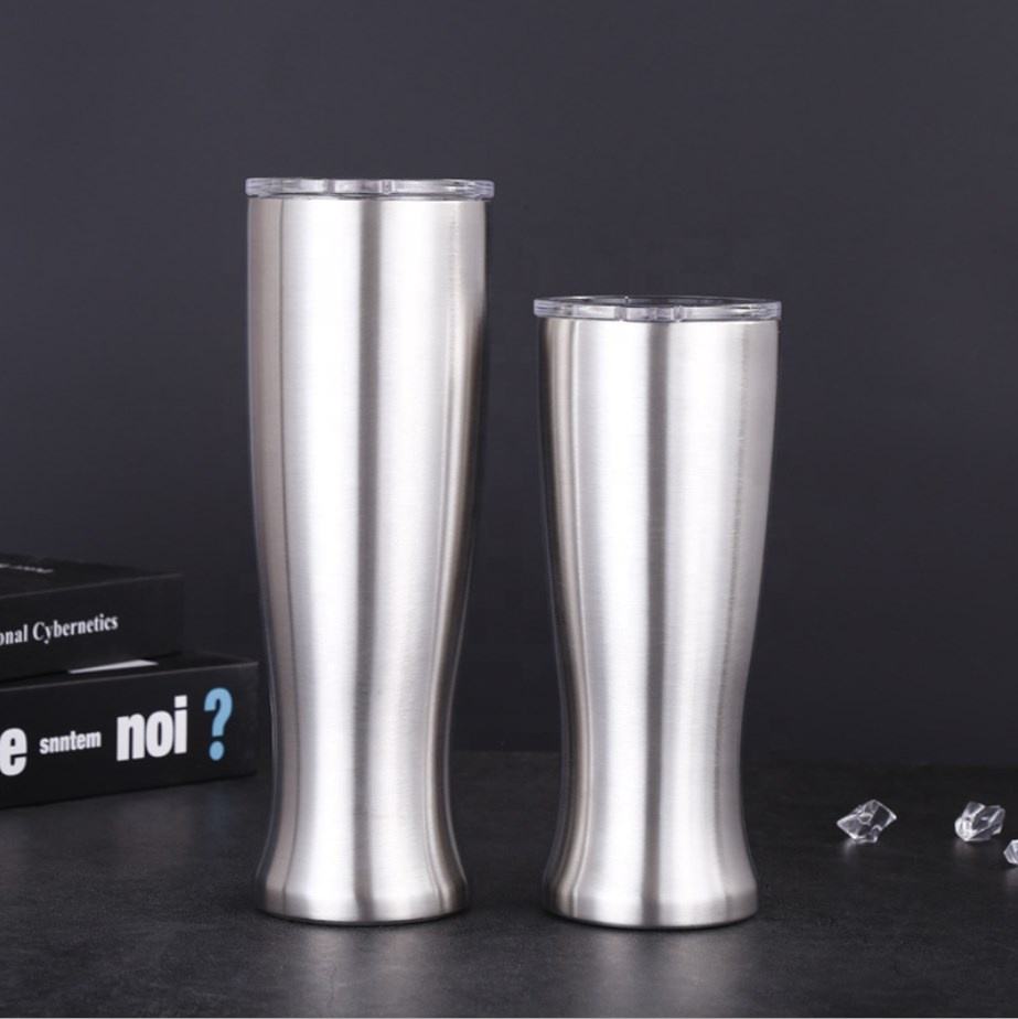 30oz 304 Stainless Steel Straight Cup Beer Tumbler Vacuum Double Insulated 24hr Thermal Insulation Eco-Friendly