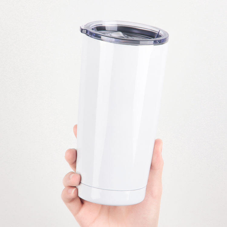 Custom Logo 304 Stainless Steel 20 oz Double Wall Vacuum Insulated Travel Tumbler Sublimation Coffee Cup Lids Straw 2