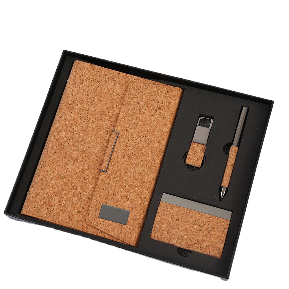 Custom Luxury Office Promotional Gift Set with A5 Notebooks & Pens Silk Screen Printed Corporate Business Executive Sets