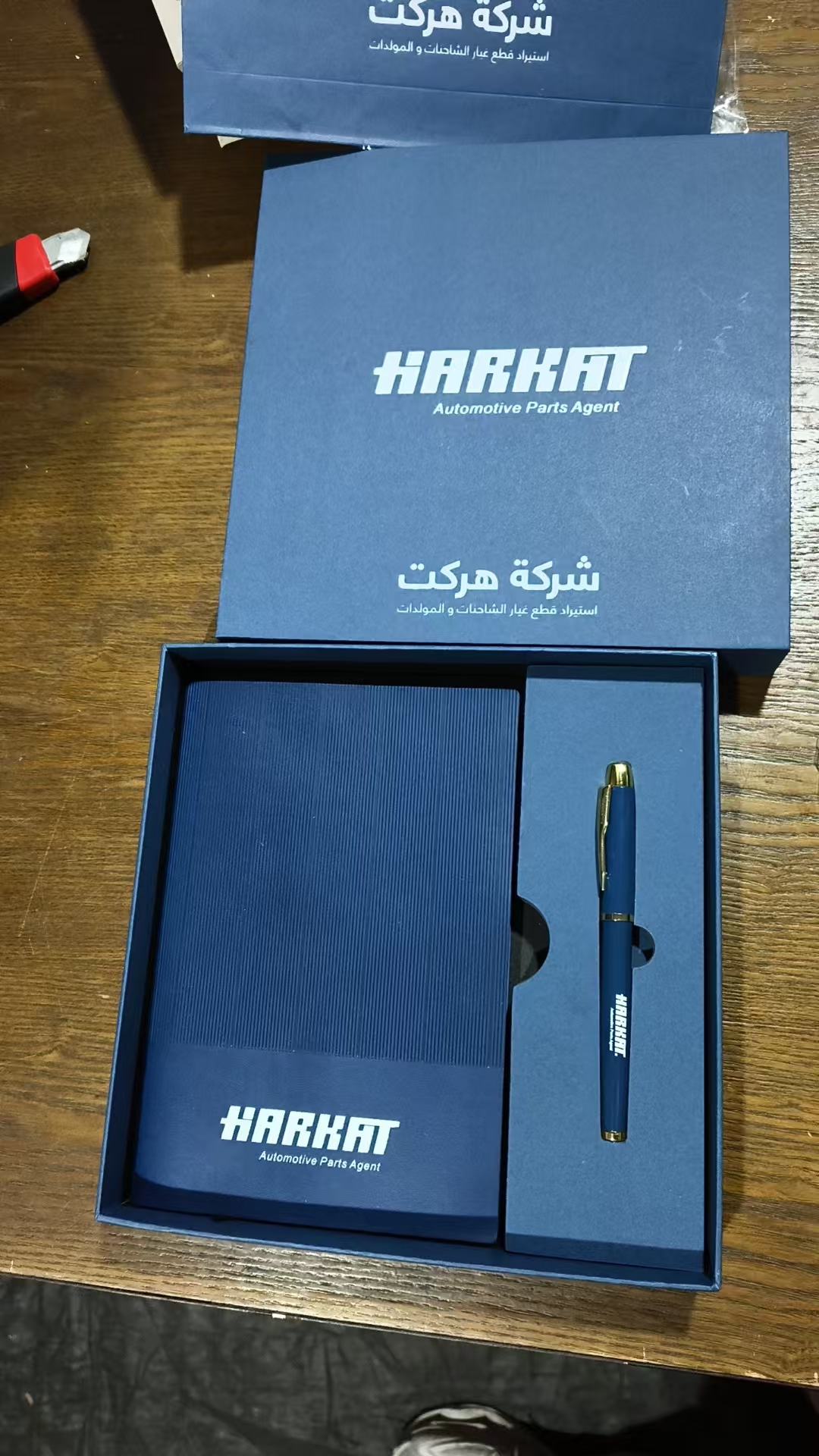 Wholesale Promotional Luxury Gift Items Notebook A5 Leather Journal Customized Business Office Diary Corporate Gift Set With Pen 3