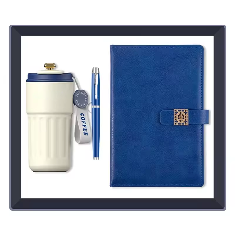 Wholesale Custom Logo A5 Daily Journal Business Hardcover Notebook Gift Set Business Notebook with Pen Executive Corporate Gifts