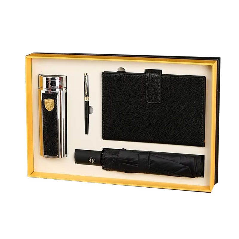 Wholesale Luxury Notebook Gift Set Customizable Business Gift with Pen Bottle and Cup Hot Sale Promotional Luxury Items