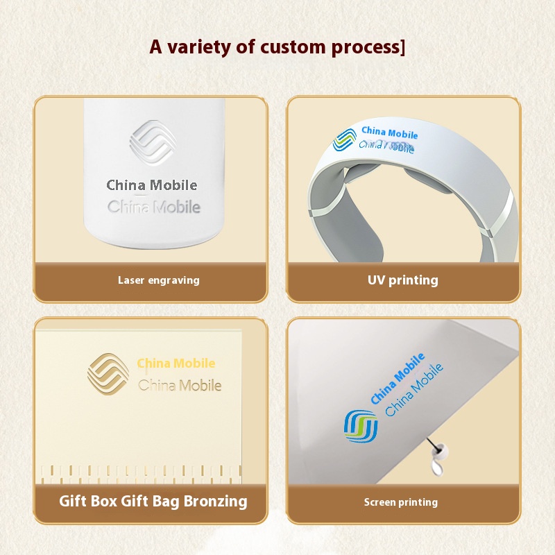 Executive Promotional Gift Set High Quality Stainless Steel Paper Power Bank Silk Screen Printed for Business Corporate Events 2