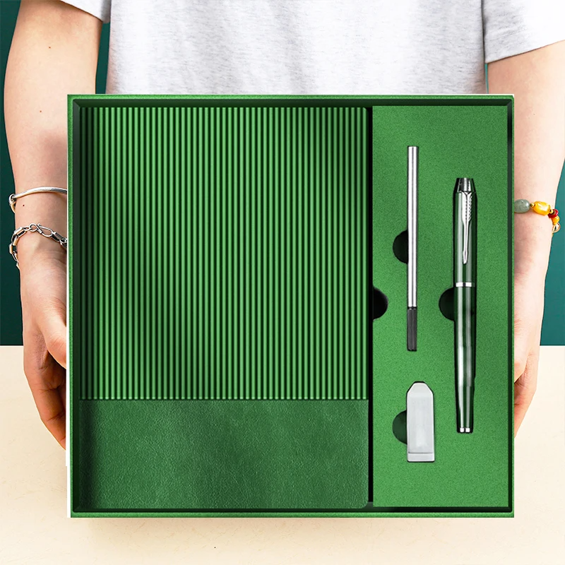 Custom Corporate Advertising Notebook Pen Business Gift Set Nice Stationery for Office or Graduation