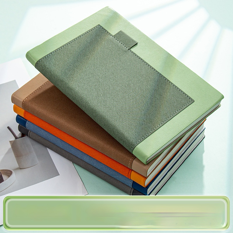 Besery PU Leather Eco-Friendly Handmade Flexible Cover Thick Notebook Pen Holder Custom Logo Business Gift Set for Gifts