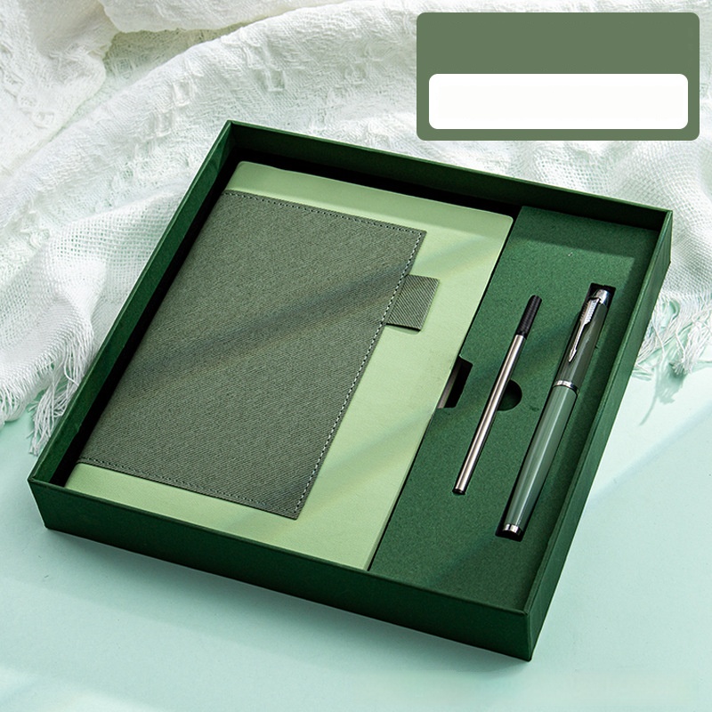 Custom Best Selling Luxury Handmade A5 PU Leather Mug Gift Set with Custom Logo Pen Business Gift Box for Client Appreciation 2