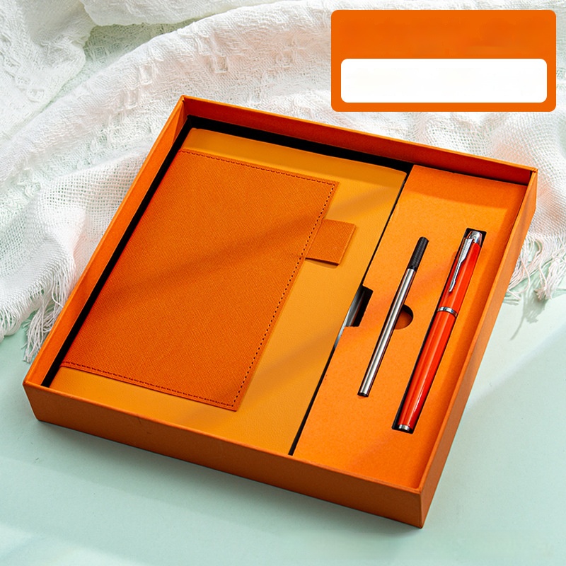 Custom Best Selling Luxury Handmade A5 PU Leather Mug Gift Set with Custom Logo Pen Business Gift Box for Client Appreciation 3