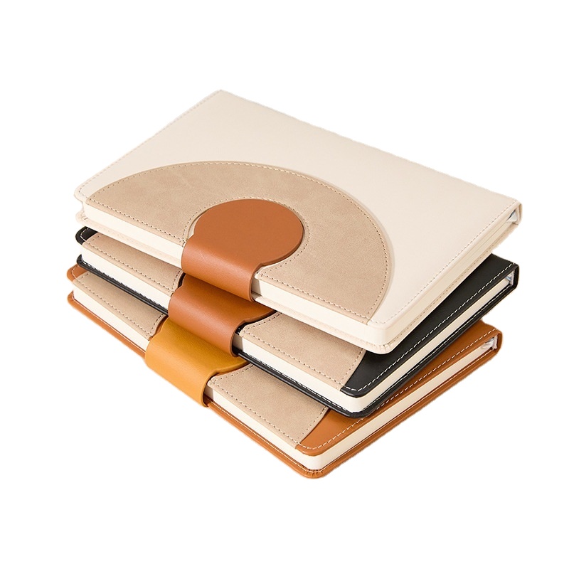 Besery Luxury Corporate Office Souvenir Promotion Business Printed A5 PU Leather Journal Diary Notebook Notebook Customized
