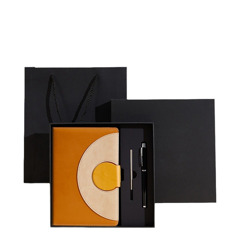 Besery Welcome Kits for Corporate Business Office A5 Pu Leather Notebook with Pen Personalized Souvenir Promotion Luxury GiftSet
