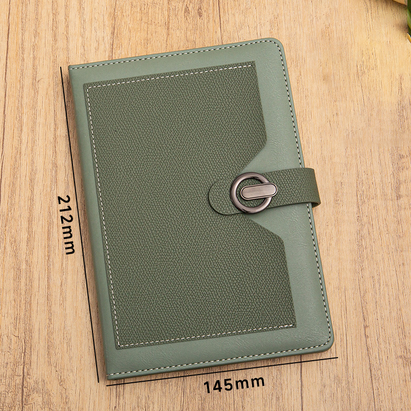 A5 Business Notebook Customised Luxury Pu Leather Notebook Creative Corporate Gift for Office & Conference