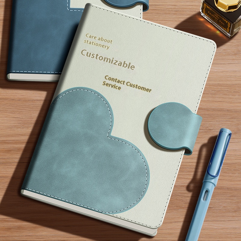 2025 Besey Wholesale Promotion New Luxury Business Thickened PU Leather A5 Mug Gift Set Corporate Gift Customized LOGO Gift
