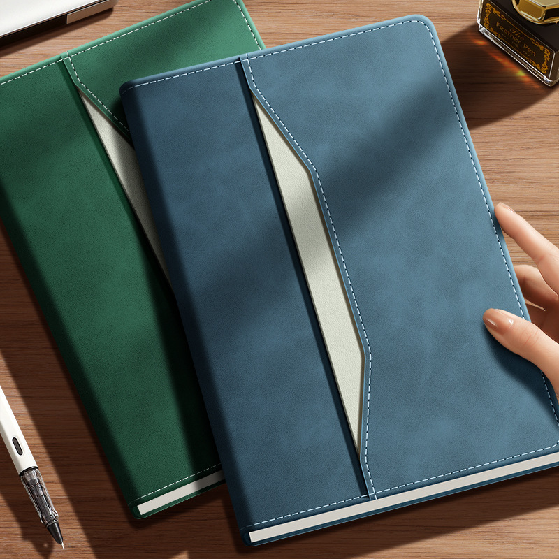 2025 Besery Wholesale Promotion Business Multifunctional PU A5 Notebook Meeting Record Diary Advertisement Custom logo