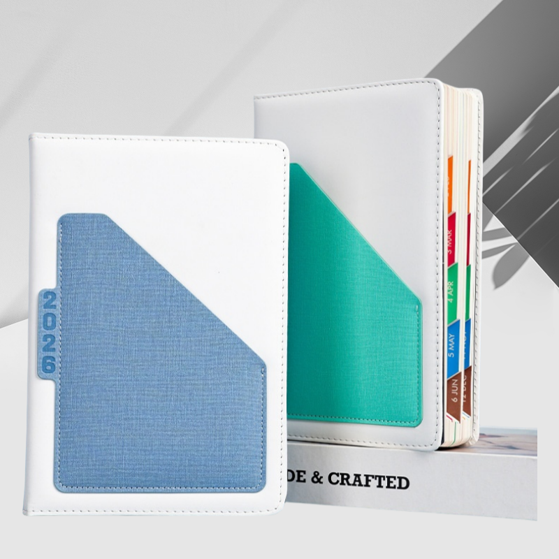 2025 Besery Luxury Custom Logo Promotional A5 PU Leather Notebook with Business Card Box Pen & Keychain-Corporate Gift Set