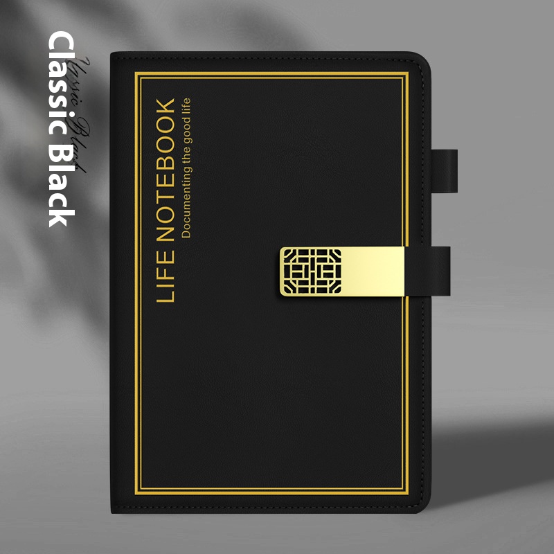 Besery 2026 Souvenir Business Corporate Office Promotion Personalized Printed A5 PU Leather Custom Notebook