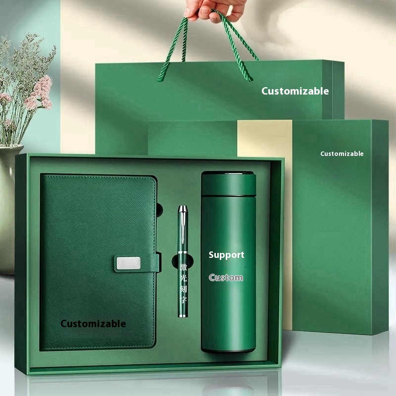Corporate Gift Set Customization Factory Outlet Design Notebook with Pen and 500ml Water BottleTumblr Business Notebook Gift Set